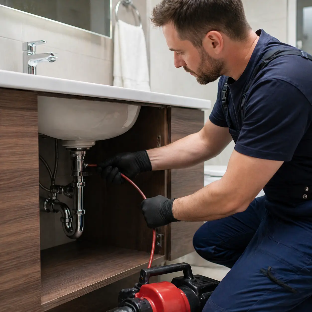 DrainPeak Plumbing Midland emergency drain cleaning service