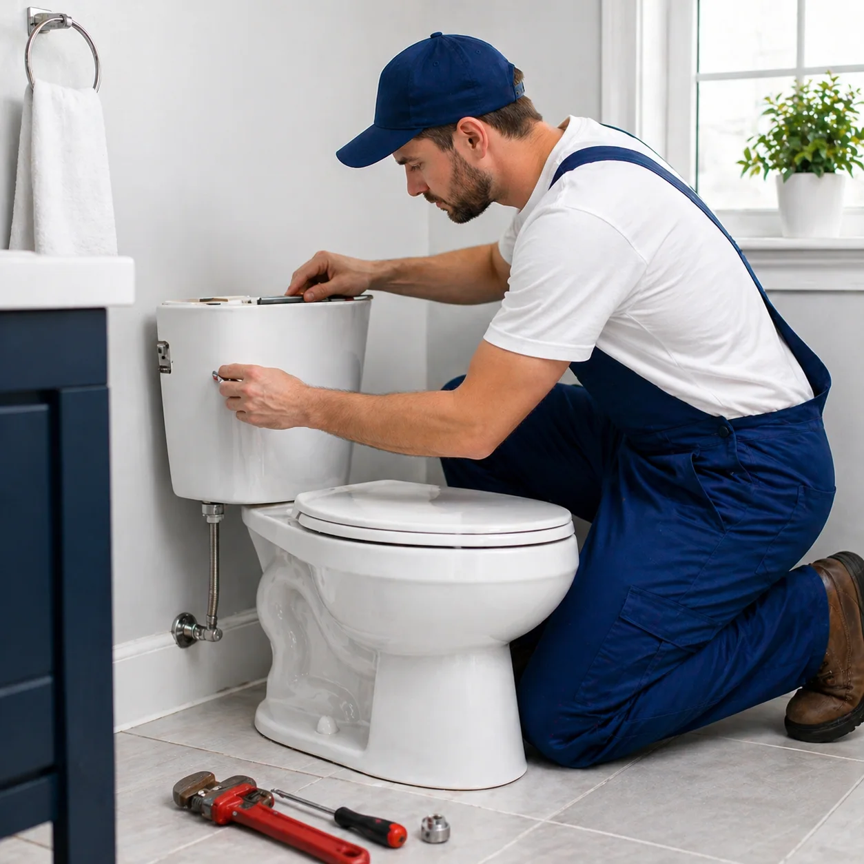 DrainPeak Plumbing Midland toilet repair service